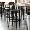 Flash Furniture Green Vinyl Barstool with Walnut Wood Back, 2PK 2-XU-DG6V6GNV-WAL-GG - alternate 1